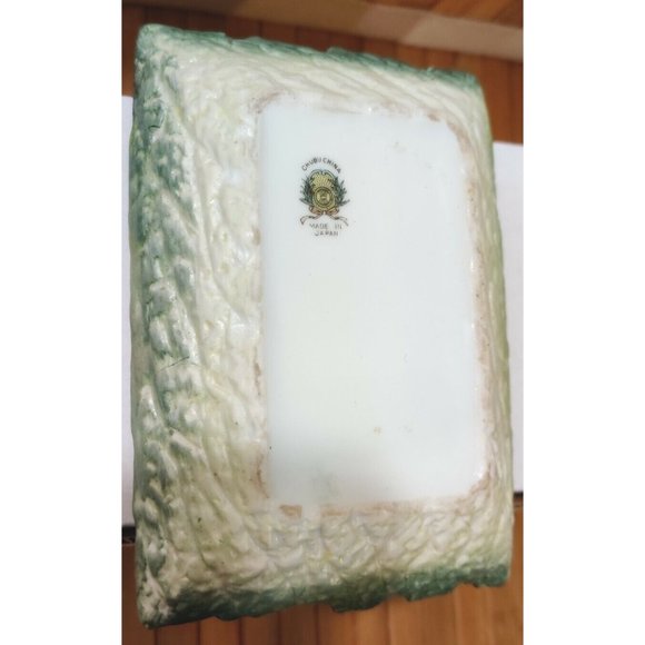 Vtg Japanese Chubu China Hand Painted Floral Trinket/Jewelry Dish Unique 5x4x1" - Picture 5 of 12